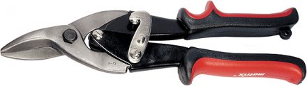 Ножницы по металлу, 250 мм, левые, обрезиненные рукоятки MATRIX 78334 купить в Екатеринбурге